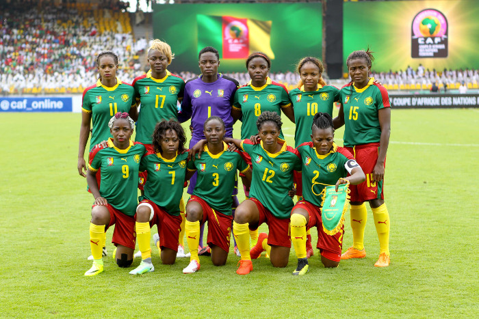 CMR line-up v Egypt