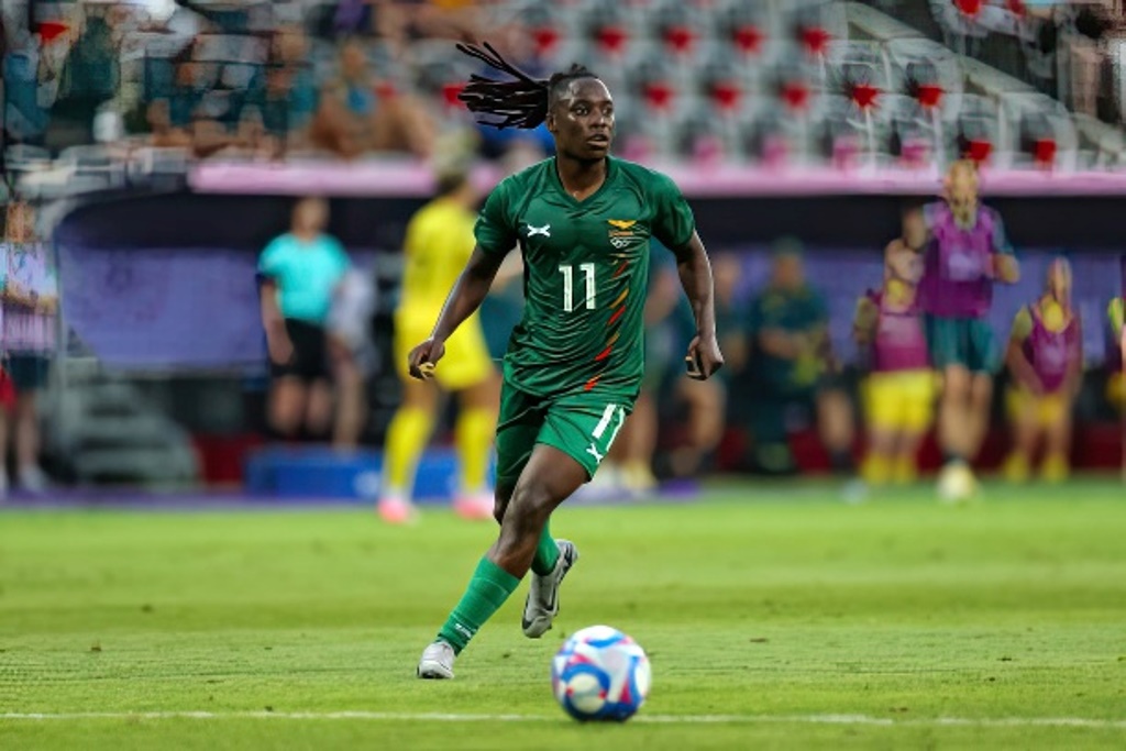 Zambia's captain, Barbra Banda, scored a hat-trick against Australia at the Paris 2024 Olympic Games