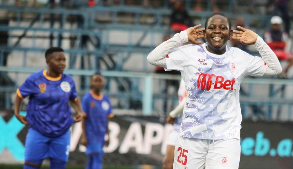 Kenya striker Jentrix Shikangwa has won the 2023-24 Tanzania Women's Premier League title with Simba Queens FC