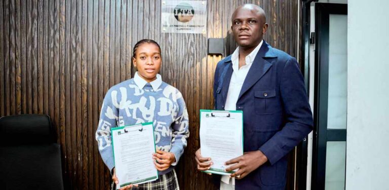 LTA Agency est ravie d’annoncer la signature d’un contrat de représentation avec la jeune attaquante Lys Fraiche Tiwa, capitaine des Lionnes U17 et joueuse de Lekie FF