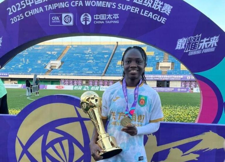 L'internationale malienne Saratou Traoré a remporté le titre de la Super League chinoise avec Beijing Beikong
