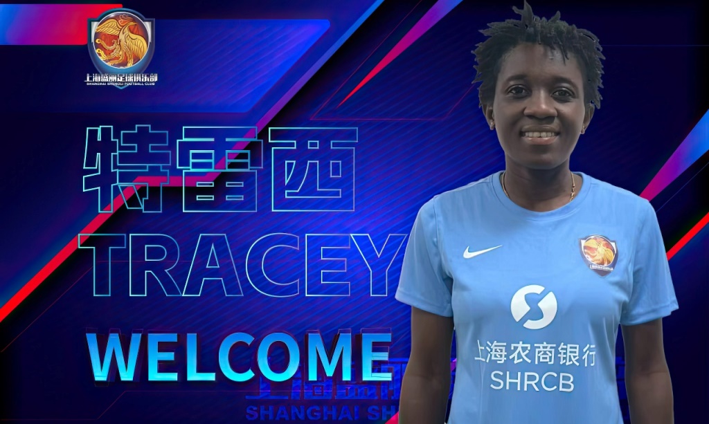 Ghana youth international forward Tracey Twum has signed her first professional contract with Shanghai Shengli in the Chinese Women's Super League