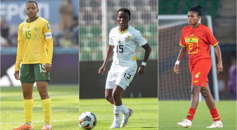 South African Refiloe Jane, Ghana's Comfort Yeboah, and Nancy Amoh have advanced to the 2024 Women’s Africa Cup of Nations semi-finals